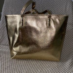 CHI Metallic Gold Tote Bag